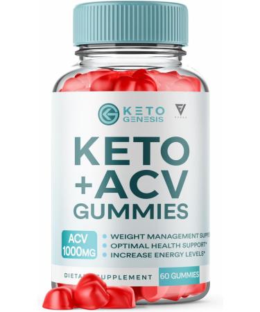 Fyvus Keto Genesis Keto ACV Gummies Advanced Weight Loss Ketogenesis Keto + ACV 1000MG Apple Cider Vinegar Folate Supplement Genesis Keto Plus ACV Vitamin Keto Genesis ACV (60 Gummies)