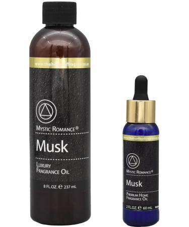 The Home of Fragrances - Set of 2 Bottles of Fragrance Oils - 2oz & 8oz (Musk)