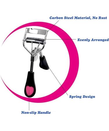 Wyfcr Silicone Compensation Pillow Eyelash Pliers - Painless Makeup Tool for Perfectly Curved Eyelashes | High-Quality Carbon Steel 4-Part Design - International Shipping - Buy Online on GoSupps.com