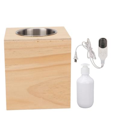 Massage Oil Warmer Massage Oil Heater Warmer Professional Heating Timeable Adjustable Temperature Single Bottle 110 250V