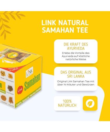 Link Natural Samahan Tea | 100% Authentic Ayurvedic Herbal Tea | 200 Bags (800g) | Direct Shipping Worldwide from Germany - Buy Online on GoSupps.com