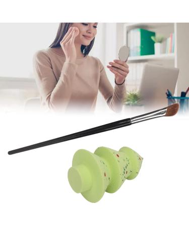Angled Nose Brush Set with Green Sequin Christmas Tree Shape Blending Sponge Kit for Cosmetic Soft and Elastic 3D Smudge Skin Friendly and Soft - Buy Online on GoSupps.com