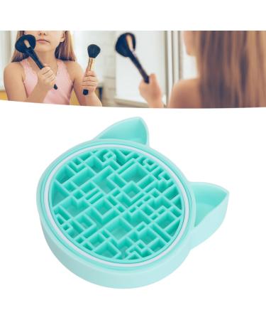 Makeup Brush Cleansing Bowl Drying Holder Makeup Brush Cleansing Mat Prevent Damage Skin Friendly for Home Use (Green) - Buy Online on GoSupps.com
