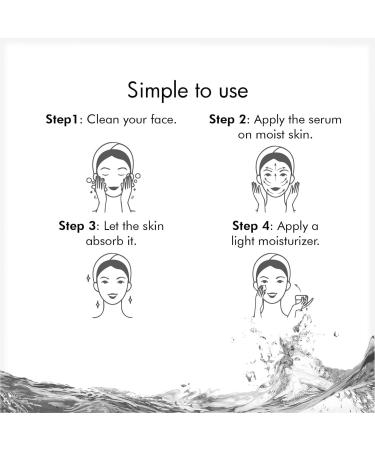 Vitamin C Serum for Face - Pore Minimizing & Anti-Aging Brightening Serum for Men & Women - 50ml - Buy Online on GoSupps.com