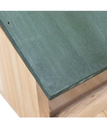 vidaXL 4x Firwood Squirrel Houses Garden Forest Wild Animals Wooden Holder Squirrel Peanut Butter Feeder Food House Feeding Station Box - Buy Online on GoSupps.com