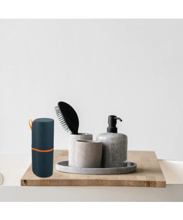 VOCOSTE Dark Blue Toothbrush Case - Traveling Holder | 21x7x8cm - Buy Online on GoSupps.com