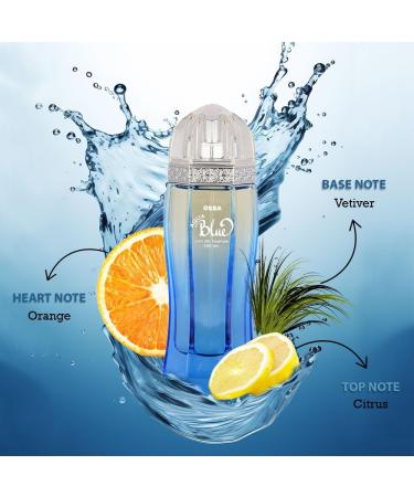 DJ Aqua Blue Eau De Parfum Perfume for Men with Fresh and Citrusy Notes | Long-Lasting EDP 100ml - Ideal Fragrance for Professional Success and Glamorous Evenings - Rakhshabandhan Gifts - Buy Online on GoSupps.com