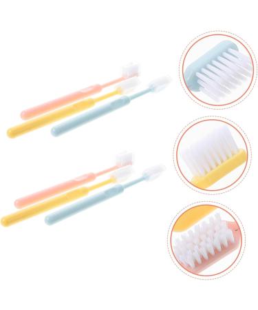 HOMSFOU 6pcs Soft Toothbrushes with Protective Case | Family Pack Travel Nylon | International Shipping Available - Buy Online on GoSupps.com