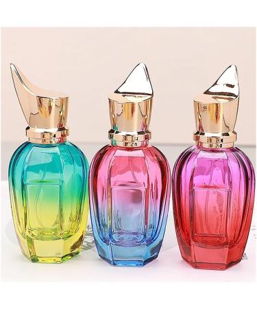 2Pc Colorful Refillable Travel Perfume Atomizer Bottles - Portable 50ML Glass Spray - Perfect for Travel & Makeup - Buy Online on GoSupps.com