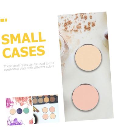WOFASHPURET Women Supplies 50pcs Eye Shadow Disk Makeup Containers Travel Makeup Tin Empty Eyeshadow Plates Highlighter Miss - Buy Online on GoSupps.com