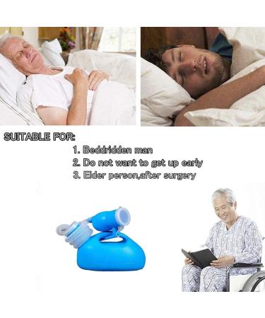 Men with 1.6M Long Tube Urinal Urine Collection Containers Deodorant Potty for Paralyzed Bedridden Elderly and Outdoor Car Camping Outing (Color : Blue) - Buy Online on GoSupps.com