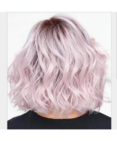 BGHJUE Pink Curly Lace Front Wig - Pre Plucked Human Hair for Black Women | Brazilian Remy Quality - Buy Online on GoSupps.com