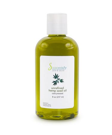 Hemp Seed Oil Cold Pressed Unrefined | 100% Natural Available in Bulk | Carrier for Essential Oils  Face  Skin  Hair Moisturizer  Soap Making | 8 oz - Buy Online on GoSupps.com