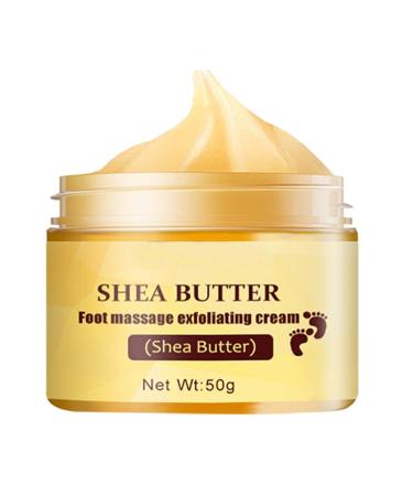 Foot Massage Exfoliating Foot Care Moisturizing Anti Dry And Peeling Chapped Foot Clean And Delicate Foot Shea Butter Natural Extract Athletes Foot (A One Size) 1 count (Pack of 1) A