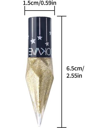 Eyeliner Pencil | Shiny Eyeliner Liquid | Long Lasting Waterproof Sparkling Eyeliner Eyeshadow for Women Girls Festival Uaxiu 4 - Buy Online on GoSupps.com