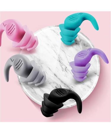 Ear Plugs 2 Pairs Of Soundproof Earplugs Silicone Silent Earplugs Anti Noise Sleep Noise Reducing Earplugs Loop Earplugs Canada(Gray) - Buy Online on GoSupps.com