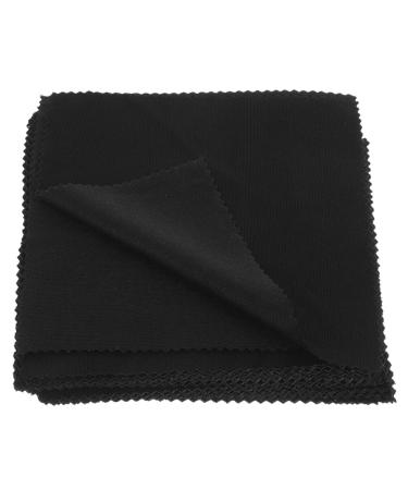 NOLITOY Glasses Cleaning Cloth 50pcs Eyeglasses Wipes 4.7 Inch Sunglasses Cleaner for Cleaning Camera Lens Cell Phones Laptops LCD Tv Screens Black