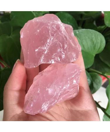 Crystal 1pcs Big Size Natural raw Rose Quartz Crystals Rough Stone Natural Quartz Crystals Stone for Suitable for Home Office Decoration FZUGEDRLI - Buy Online on GoSupps.com