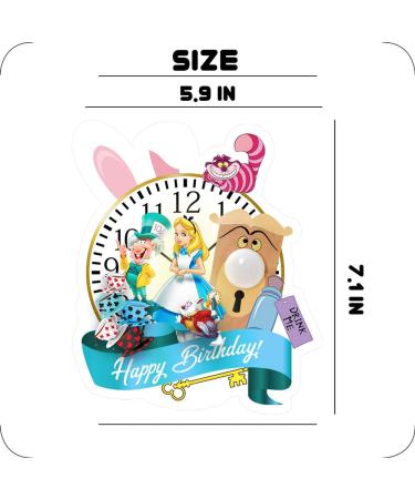 Party Supplies for Alice Cake Topper Cupcake Toppers Theme Birthday Supplies Favors G90 - Buy Online on GoSupps.com