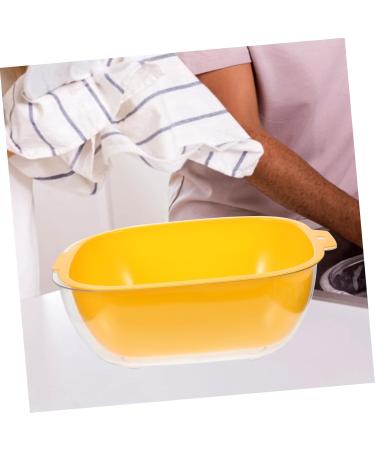 Alipis 1 Set Fruit Drain Basket Storage Shelf Plastic Laundry Baskets Kitchen Accessory Household Container 32X27CM Orange - Buy Online on GoSupps.com