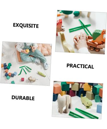 DOITOOL 6pcs Kids Collection Tweezers Set - Crafts, Beads, Reptile Feeding & Sorting - Medium Green - Buy Online on GoSupps.com