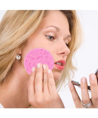 FRCOLOR 100 Pcs Makeup Puff & Facial Sponge Set - Portable Cleansing Pads for Makeup Removal & Spa Travel - Premium Wood Pulp Fiber Sponges - Buy Online on GoSupps.com