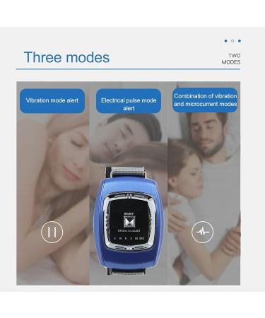 Snore Watch: Promote Sleep with 3 Modes | Adjustable, Portable for Home Use (Blue) - Buy Online on GoSupps.com