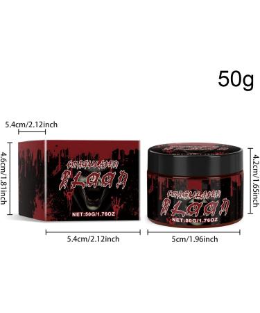  Fmzrbnih Artificial Blood | Flow Effect Body Paint 50 ml for Costume Beauty Costume Face and Body Makeup Halloween Party Adults and Zombie and Vampire - Buy Online on GoSupps.com