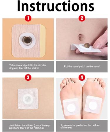 Herbal Wormwood Belly Button Tummy Sticker Moxibustion Patch Mugwort Pellet Effective Ancient Mugwort Pellet (90pcs) - Buy Online on GoSupps.com