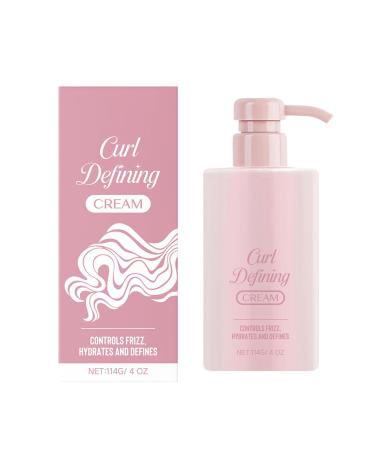 G n rique Curl Cream Curl Defining Cream 4oz Hydrating Anti-Frizz Solution Healthy Curls Nourishment Moisturizing for Shine and Bounce for Curly and Natural Hair Styling 114g