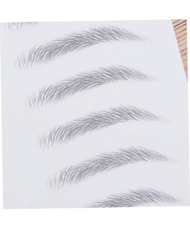 Balacoo Artificial Eyebrow 2pcs 3d Eyebrow Stickers Natural Eyebrow Shaper Eyebrow Transfer Stickers 6d Eyebrow Trimming Tool - Buy Online on GoSupps.com