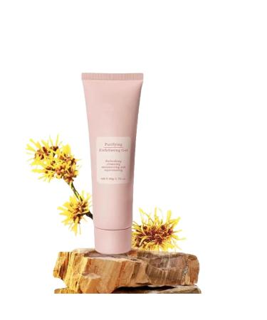 Purifying Enzyme Exfoliator Gel - Gentle Facial & Body Scrub for Deep Cleansing Dead Skin Removal & Pore Minimizing - Exfoliating Gel with Enzymes for All Skin Types - 4.22 Fl Oz