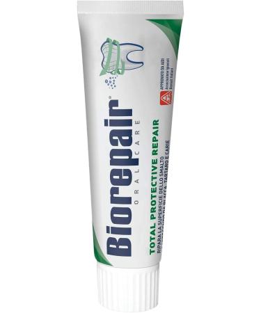  Biorepair Biorepair Total Protective Repair Toothpaste Repairs enamel anti-cavity anti-plaque fresh breath fluoride-free 3 x 75ml boxes - Buy Online on GoSupps.com