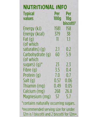 Kiddylicious Apple Soft Biscotti 7+ Months 6x20g - Healthy Snack for Babies - Buy Online on GoSupps.com