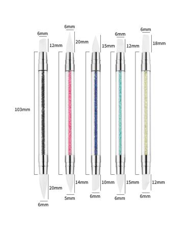 5pcs Nail Art Brushes Set - DIY Nail Carving Pens for Fashion Design & Manicure Tools | International Shipping - Buy Online on GoSupps.com