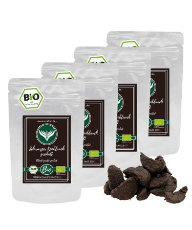 Azafran ORGANIC Black Garlic Peeled Fermented Garlic 400g 400 g (1 pack)
