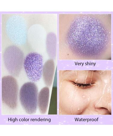 9Colors Eye Shadow Palettes Makeup Dark Purple Plum Lavender Mauve Black Smoky Eyeshadow Palette for Older Women Natural Powde Eye Shadows Waterproof Long Lasting Naturing-Looking 9Colors-Dark Purple Plum Lavender - Buy Online on GoSupps.com