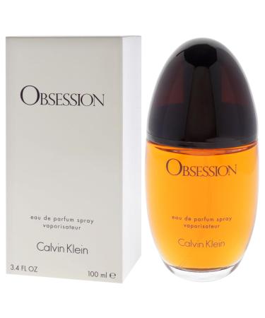 Calvin Klein Obsession Eau de Parfum Ambery Women's Perfume With Notes of Mandarin Bergamot Jasmine & Patchouli Long Lasting Fragrance 3.3 Fl Oz (Pack of 1) - Buy Online on GoSupps.com