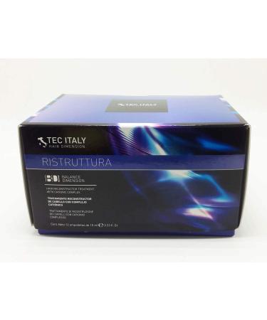 Buy Tec Italy Reconstruction Hair Treatment - Al Semi Di Lino 0.33oz 12 Count Ampoules | International Shipping Available - Buy Online on GoSupps.com