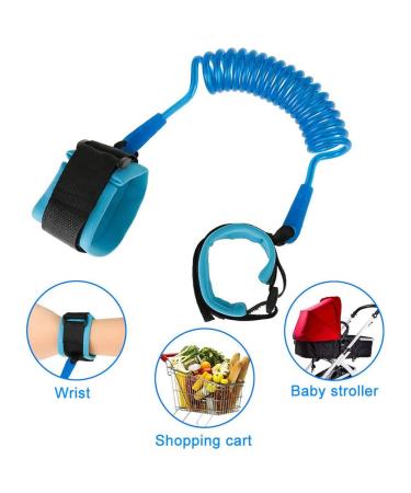 Anti Lost Toddler Leash | Child Safety Wrist Link | Kids Boys Wristband (2M Blue) - Buy Online on GoSupps.com