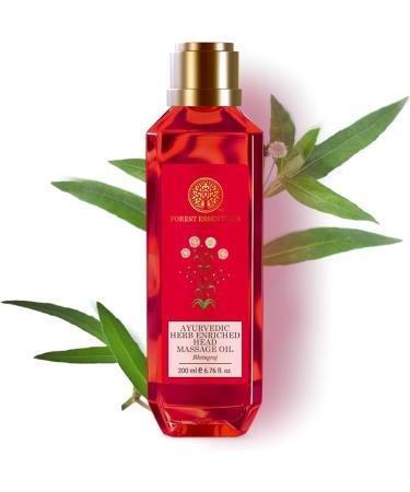 Buy Forest Essentials Bhring Raj Head Massage Oil 200ml - Ayurvedic Herbal Formula for Hair Growth & Health - International Shipping Available - Buy Online on GoSupps.com