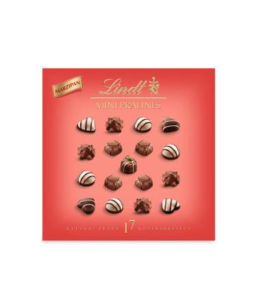 Lindt chocolate - marzipan mini pralin s |90 g |Pralines box with 17 chocolates each in 6 delicious varieties |Praline gift |Chocolate gift marzipan 90 g - Buy Online on GoSupps.com