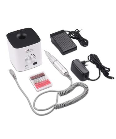 JCMASTER PROFIL Nail Class Set - German Electric Nail File for Gelnail & Acrylic | 30 000 RPM 6 Attachments eBook Included - Shop EasyPro+ Black - Buy Online on GoSupps.com