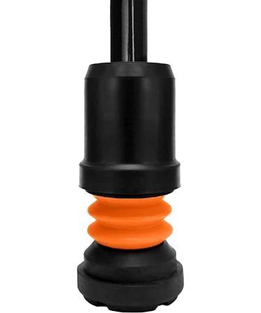Flexyfoot 19mm Shock Absorbing Walking Stick Ferrule - Black (1 Pack) - Buy Online on GoSupps.com