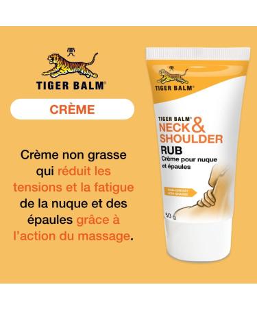Tiger Balm Neck & Shoulder Rub Boost Extra Strength - 50g | Fast-Acting Pain Relief - Buy Online on GoSupps.com