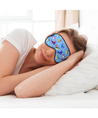 Shop Hockey Elements Creative Patterned Sleep Mask | Adjustable Breathable & Fashionable Eye Mask for Comfort - International Shipping Available - Buy Online on GoSupps.com