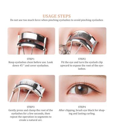 Buy Premium Metal Eyelash Curler with Comb & 2 Refill Pads - Perfect Eye Makeup Tool for Women & Girls - Buy Online on GoSupps.com