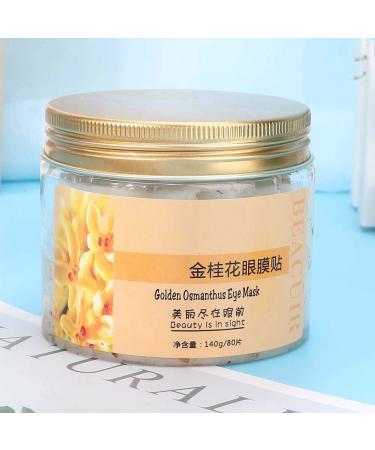 Gold Osmanthus Eye Mask 80pcs - Anti-Aging Collagen Patches for Puffy Eyes, Dark Circles, Wrinkles, and Eye Bags - Deep Moisturizing Formula with Elasticity Boost - Buy Online on GoSupps.com