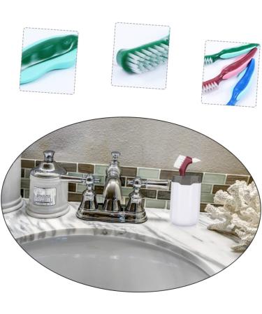 Buy Homsfou Double-Headed False Toothbrush & Denture Cleaning Tool | Best Prosthesis & Adhesive Care Brush - Buy Online on GoSupps.com