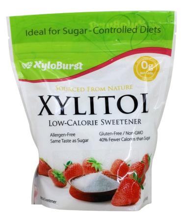 Focus Nutrition, Xyloburst, Sugar-Free, Non-GMO, Gluten-Free Xylitol Low Calorie Sweetener - 1 lb. Ziplock Bag